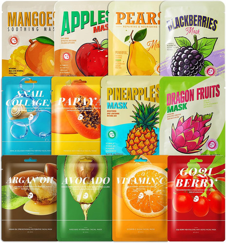 Pack hydrating face masks - pack,