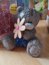 Me to You Tatty Teddy Moneybox With Flower - NEW IN BOX