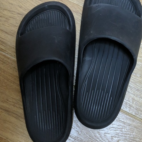 Mens womens black sliders - womens, bath