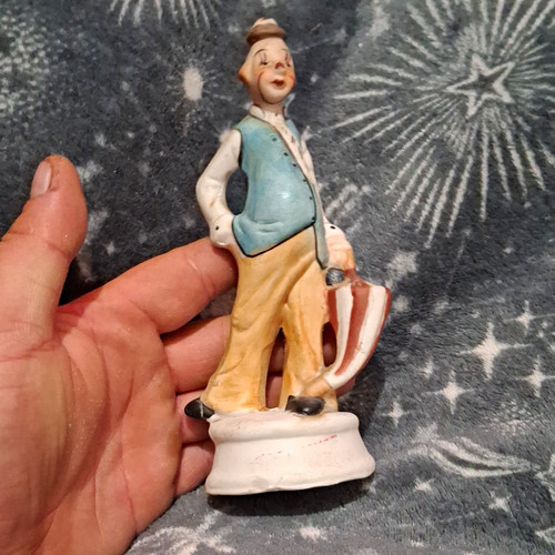 Ceramic multicolour man - multicolour,