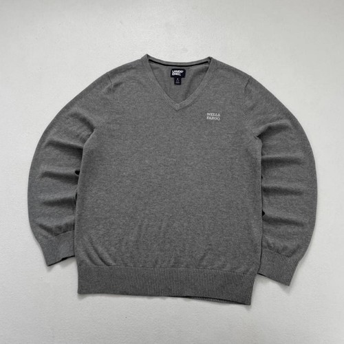Lands end grey neck jumper - lands,