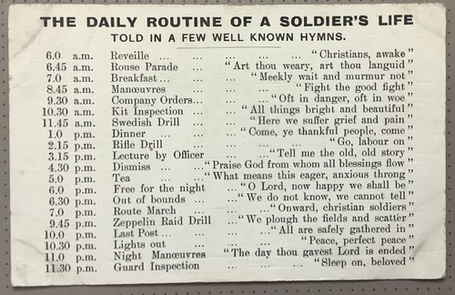 Ww1 british army - british, routine