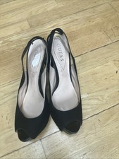 Black Guess Suede Shoes Size 5