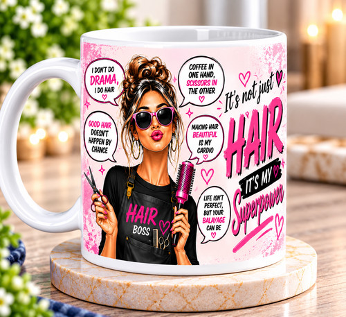 Hairdresser mug hair stylist - mug,,