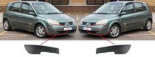 NEW FOR RENAULT SCENIC II mk2 03-06 FRONT BUMPER MOULDING TRIM PAIR GREY L+R
