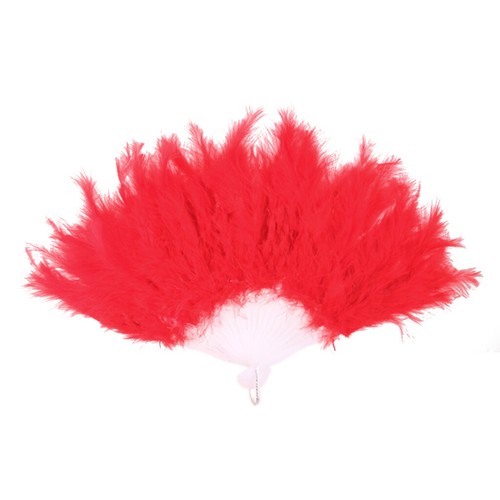 Feather hand fan - feather,