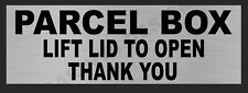 Parcel Box Lift Lid To Open