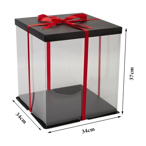 Transparent dessert gift boxes - transparent,