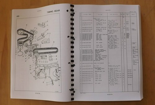Illustrated parts