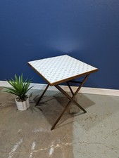 Vintage Wooden Folding Card