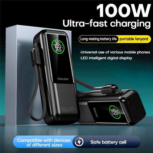 Power bank 50000mah 100w - power,