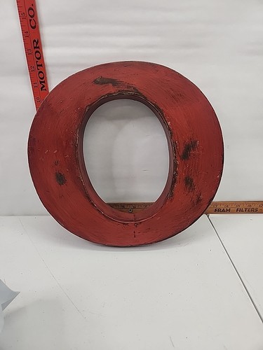 Letter rustic metal - ", o”