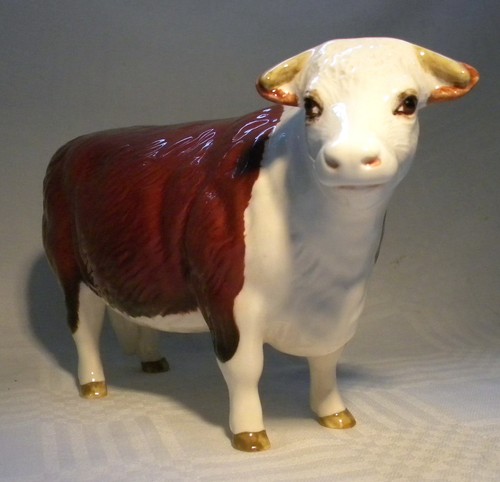 Beswick hereford cow - ,