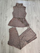 ZARA Soft Tie Top & Trousers