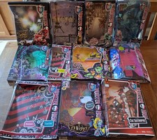 Monster High Empty Boxes for Dolls incl Catty Noir Kiyomi Honey Swamp Amanita