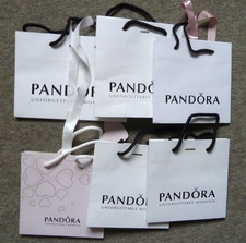 PANDORA Gift Bags x 6 White