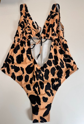 Leopard print swimsuit - print,