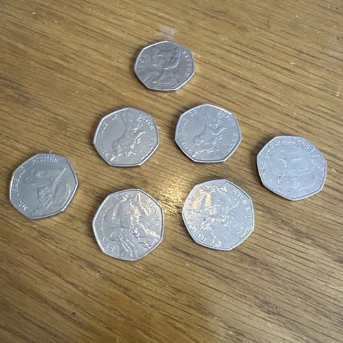 Beatrix potter 50p coin bundle - beatrix,