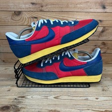 Nike Trainers Mens Size UK 11 Challenger OG Navy Red Yellow Waffle Running Shoes