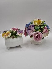 AYNSLEY July Pansy Posy & Jon