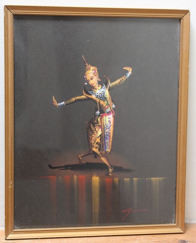 Vintage thai classical - thai, dancer