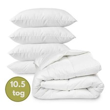Polycotton Duvet and 4 Pillows