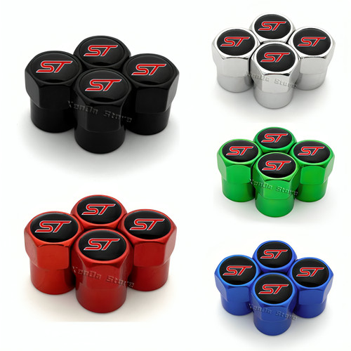 Valve dust caps - 4, non-stick
