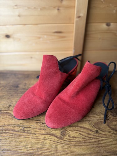 Free people red - lucite, ankle