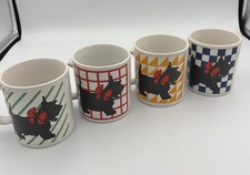 4 Vintage Scottie Dog