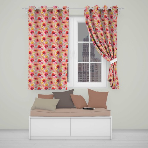 Blackout eyelet curtains - blackout,