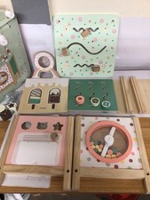 PairPear Wooden Activity Cube