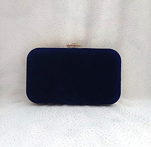 Dark blue velvet evening - velvet,