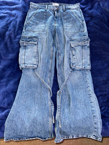 Zara women light wash - wash, blue