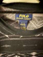Black Polo Ralph Lauren Navajo
