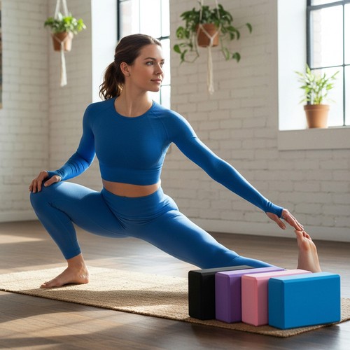 Yoga blocks home gym - yoga,