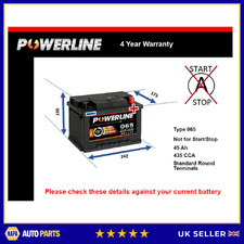 Car Battery 065 Powerline 065