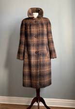100% LLAMA WOOL COAT 12 trench blogger long line vintage boho chic hippy BICKLER