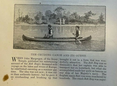 1880 cruising canoe and its - canoe,