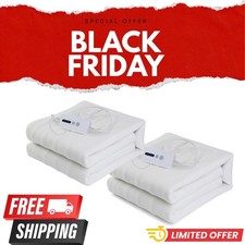 Electric Blanket Heated Under Blanket Single Double King with Auto Off