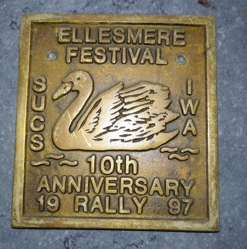 Brass plague sign plate - brass,