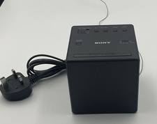 SONY  ALARM CLOCK RADIO AM/FM ICF-C1 CUBE -  BLACK 