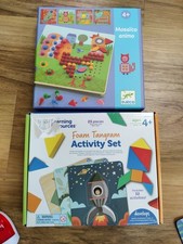 Two Learning Games Mosaico Animals And Tangrams 4 Years Plus
