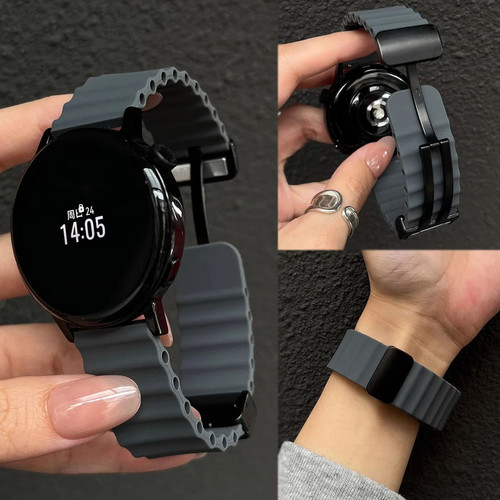 Magnetic silicone watch - silicone,