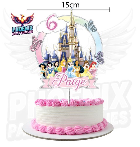 Personalised princess cake - personalised,