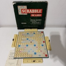 SCRABBLE DELUXE GAME : Vintage