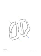 Land Rover Genuine Seal Door
