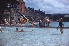 35mm Slide - Rhos On Sea Lido, Open Air Swimming Pool, North Wales, 1960