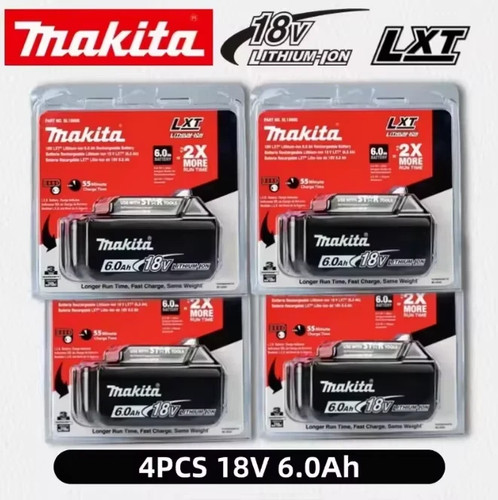 Makita 18v 0ah battery 4 - makita, 6.0ah