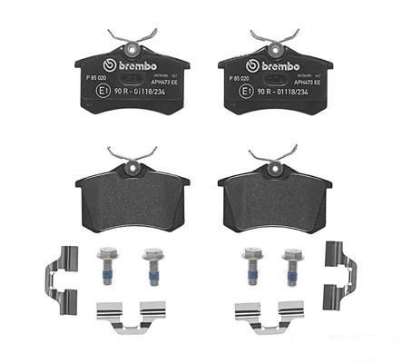 Brembo rear brake pad set - set, for
