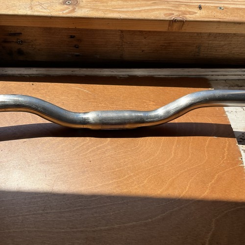 Aluminium bicycle low riser - aluminium,